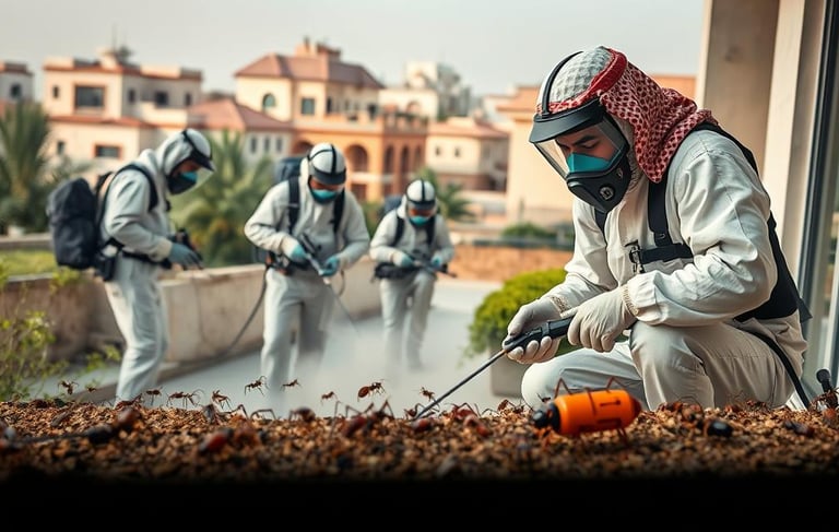 مكافحة الحشرات بأساليب حديثة بالرياض