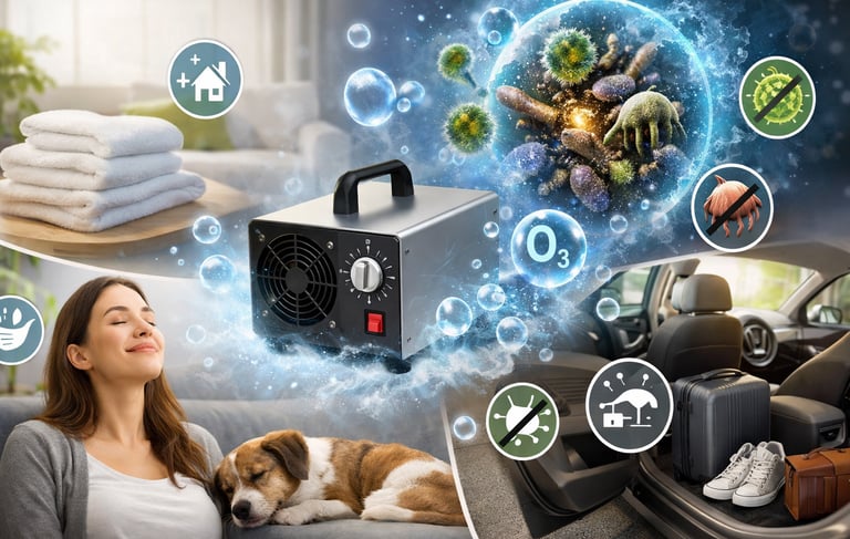 trobagrybio naikinimas ozonu, ozonavimo kaina