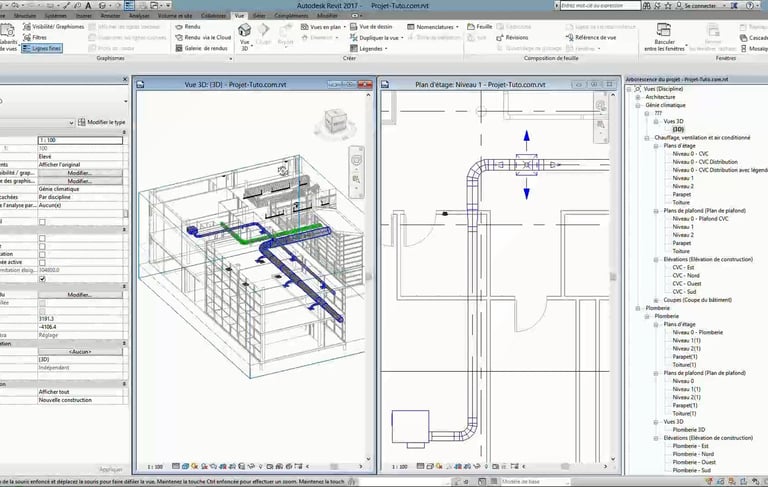 EXE - MOE - CCTP -DPGF - CFO - CFA - SSI - CVC - BIM - REVIT