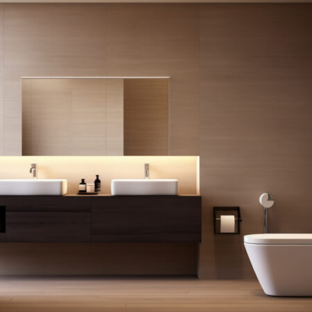a bathroom with a bathtub and a tubtub