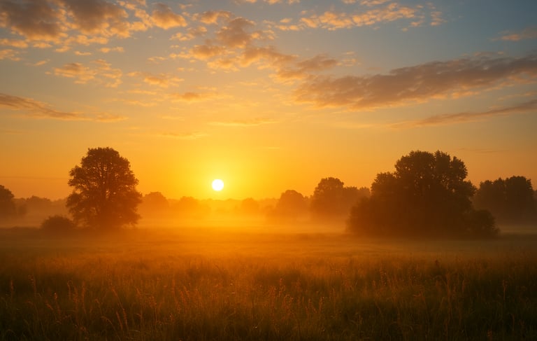 morning image symbolazing, financial freedom. wealth, money, investing, morning routine.