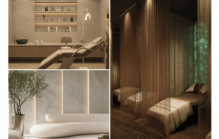 photo collage skin clinic design and consultancy