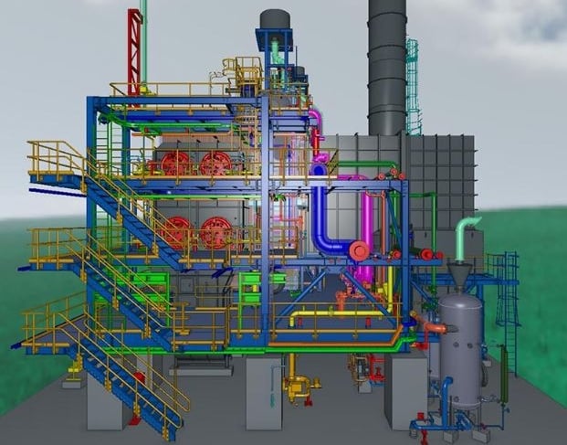 100T Boiler support Structural Design as per ASME code AISC code CISC code IS 800 code
