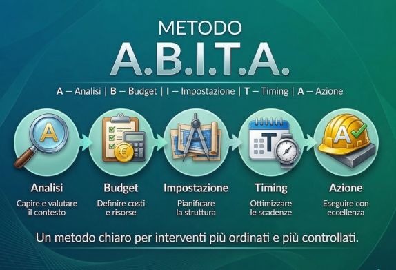 5 fasi del metodo abita edil leonardo
