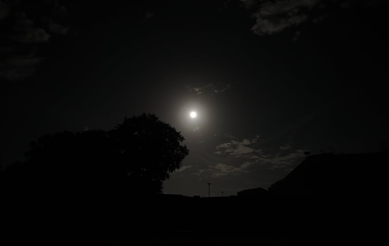 Prise de vue de la lune