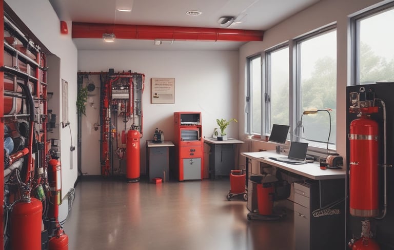 A team of engineers collaborating on a project.