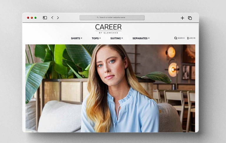 Career by Gloweave website