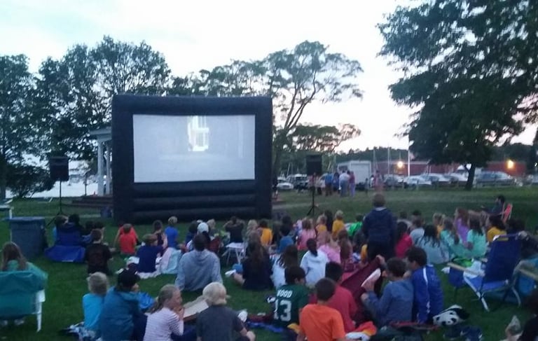 outdoor movie night