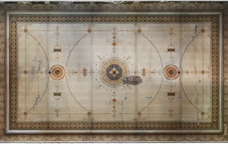 Ortofoto snimka stropa u Medulićevoj ulici u Zagrebu