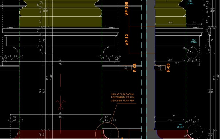 Izvedbeni nacrti detalja pročelja