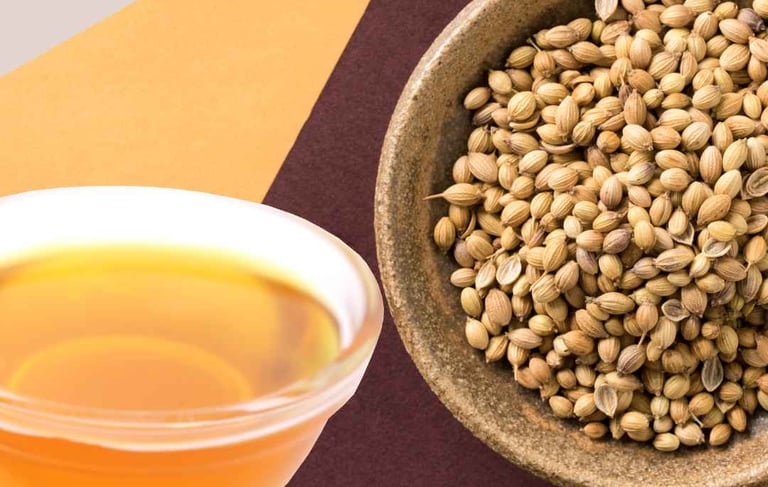 Wellness product Dhania Water (Coriander Seeds Water) prepared via Distillation Proccess