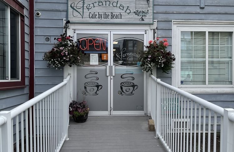 Verandah Cafe by the beach in White Rock, TWC Financial Client