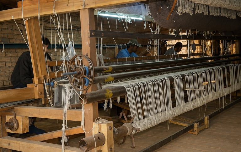 Broadloom / Handloom Carpet Weaving Process