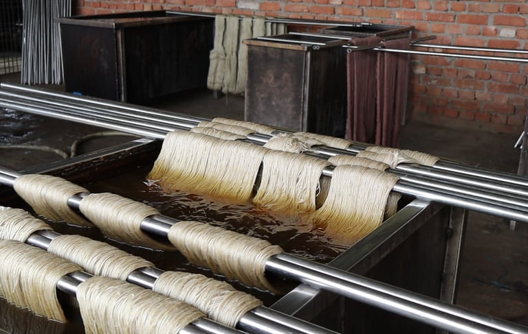 Hank Dyeing Process of Viscose Yarn