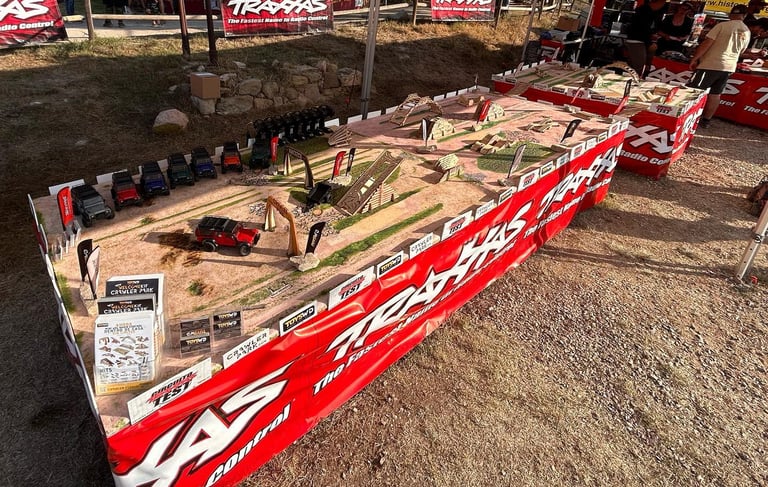 Circuito de radiocontrol 4x4 extremo en evento de empresa