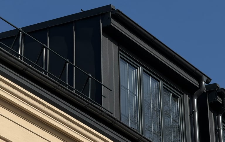 Individualūs skardos lankstiniai stogui ir fasadui Vilnius