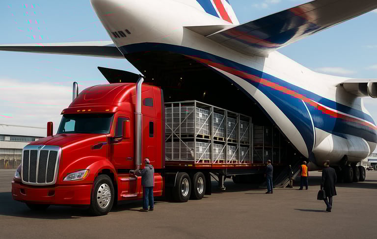 Etiquetas para exportaciones aéreas