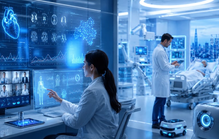 2. Smart health and AI diagnostics infrastructure