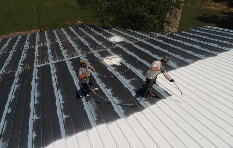 spray roof coating houston