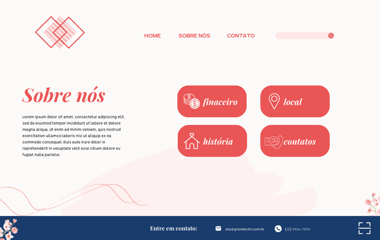 Modelo de um site que desenvolvemos.