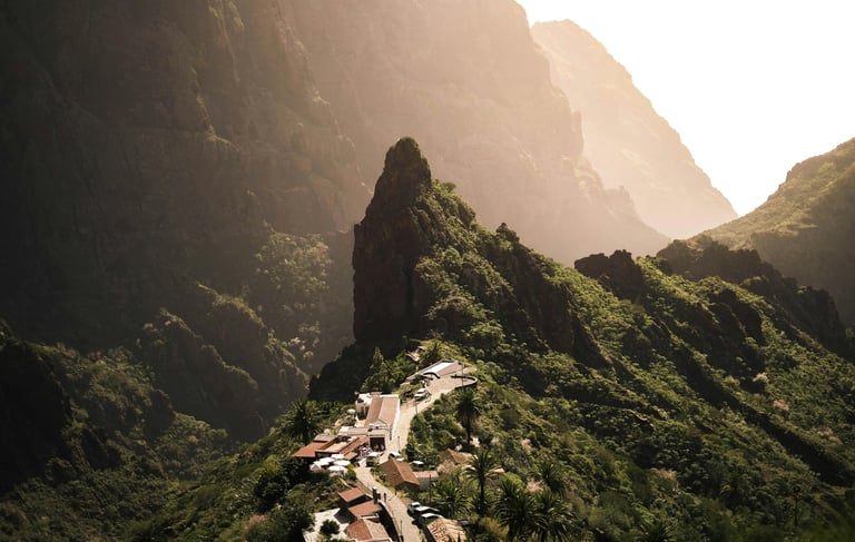 Calle der Arriba, Gran Cararia, Spanien, Berglandschaft