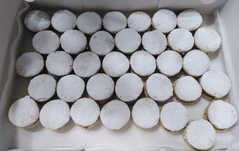 mini alfajores pasteleria queti lima