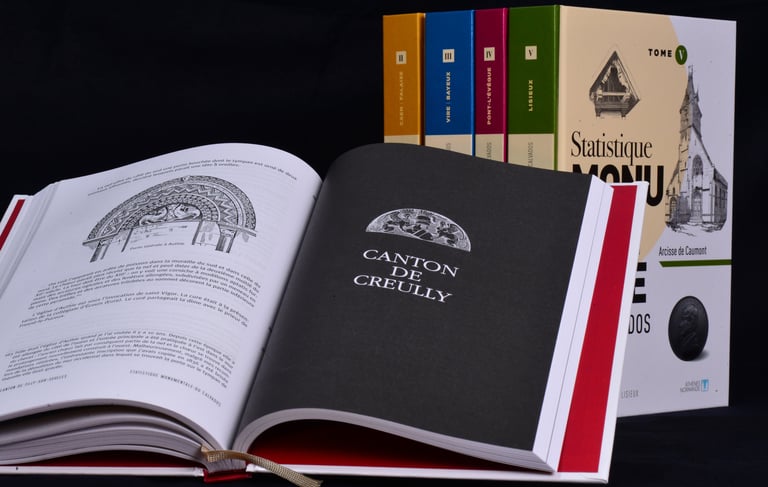 Page d'introduction au chapitre consacré au canton de Creully