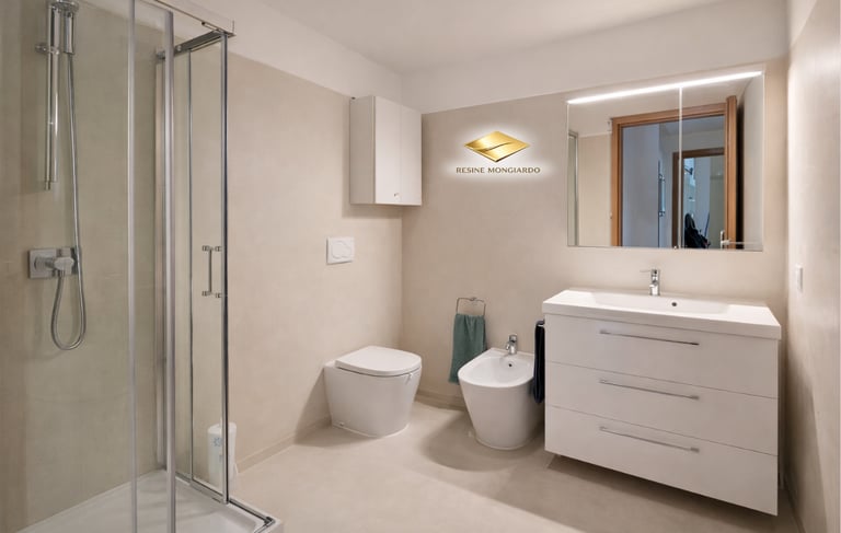 Bagno in resina eco-sostenibile Trieste Resine Mongiardo