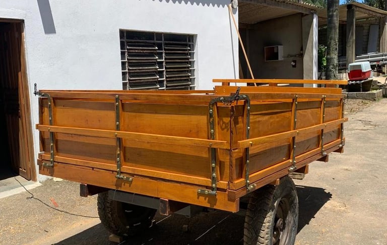 Carreta depois de restaurada