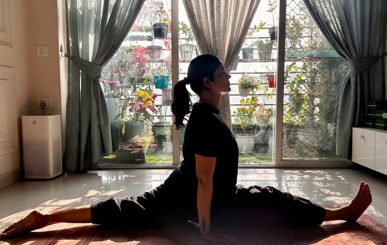 Ritu Dubey, founder and certified yoga instructor at RituYog