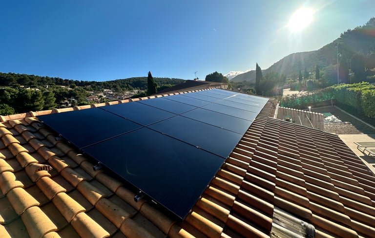 nettoyage de panneaux solaires à La Cadière-d'Azur