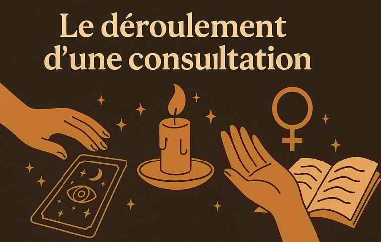 Le déroulement d'une consultation de voyance