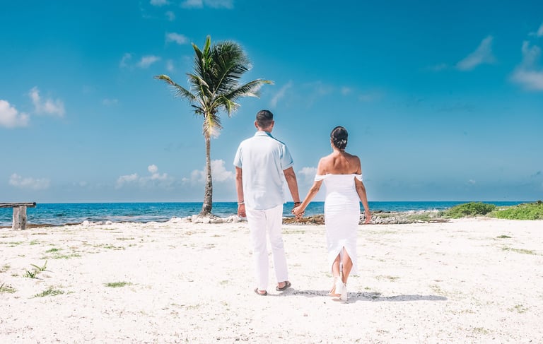 Beach wedding venue Riviera maya