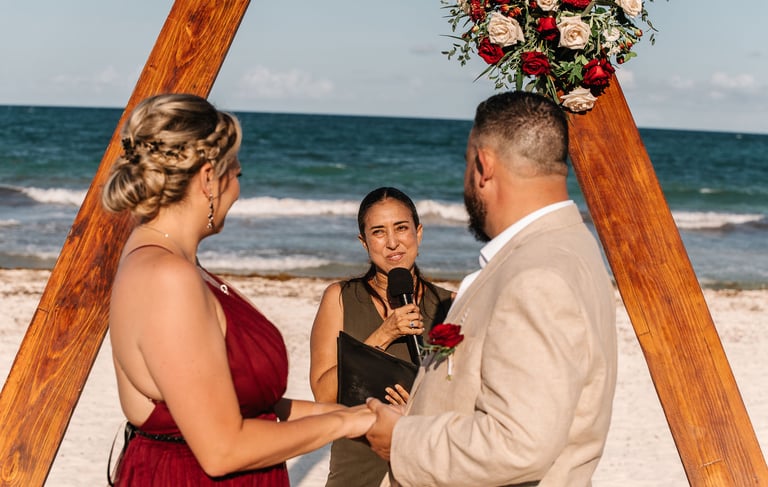 Symbolic ceremony Riviera maya