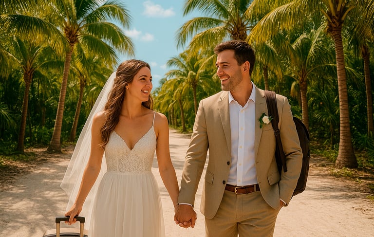 Small wedding and Elopement Riviera maya