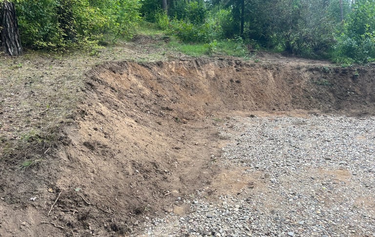 nestabilus prasto grunto slaitas