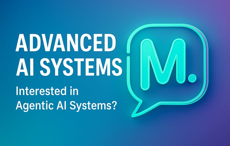 a speech bubble with the words advanced ai system