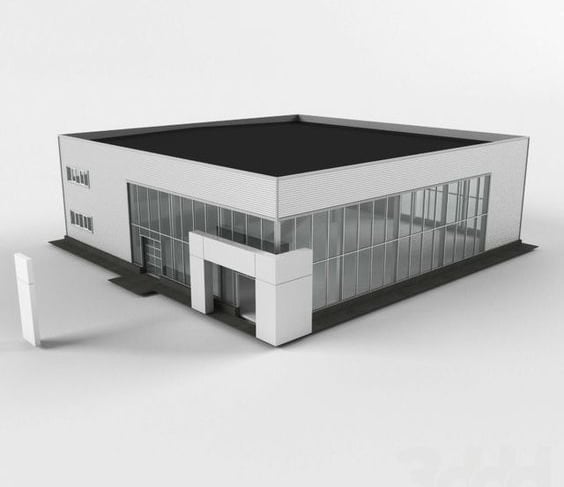 Diseño 3D nave industrial