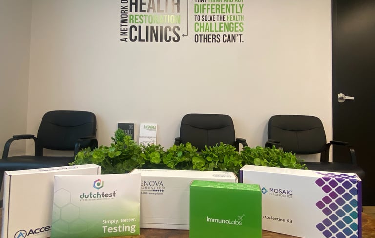 Display of the comprehensive testing offered by the wellness way leesburg