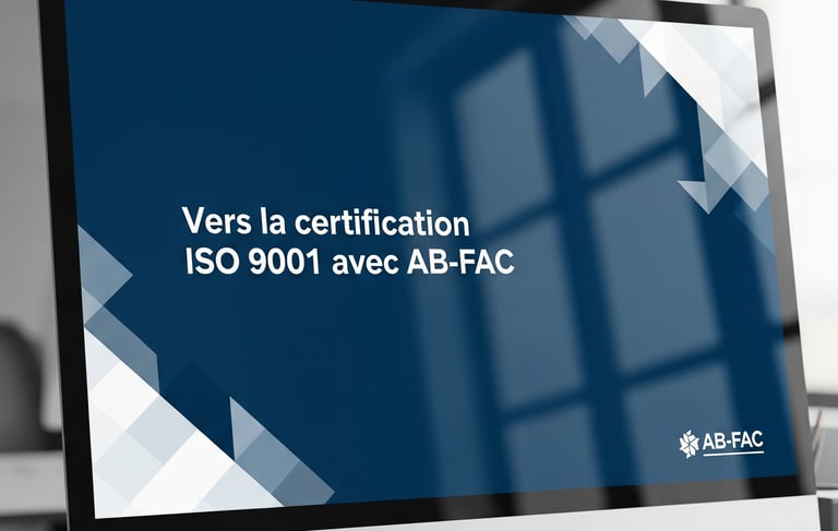 AB-FAC accompagne les entreprises vers la certification ISO 9001