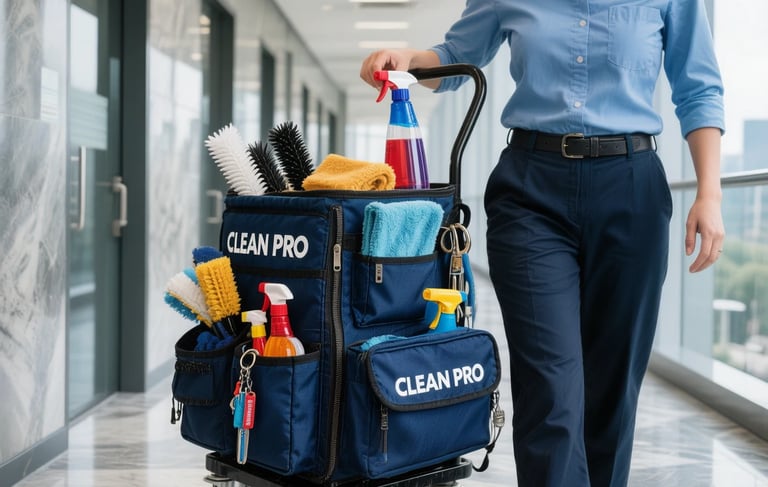 Custom Tool Bags for Cleaning & Janitorial Services