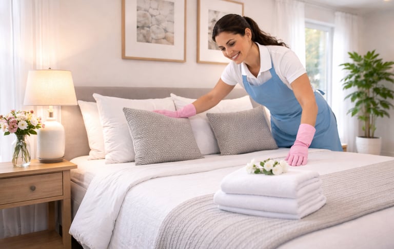 cleaning service Airbnb or short-term rental property in the North Carol