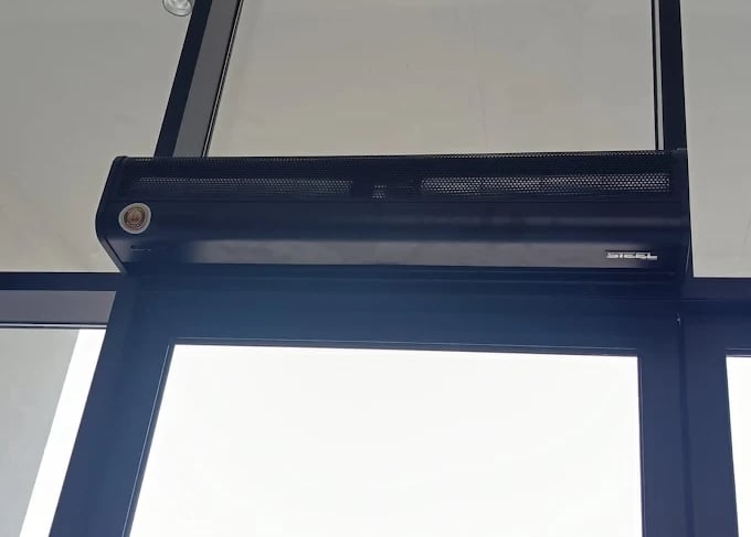 Steel Black Air curtain