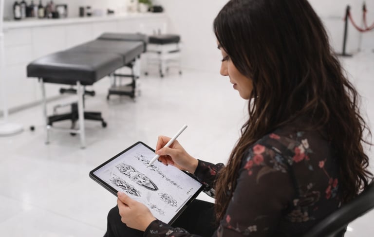 Tattoo drawing project