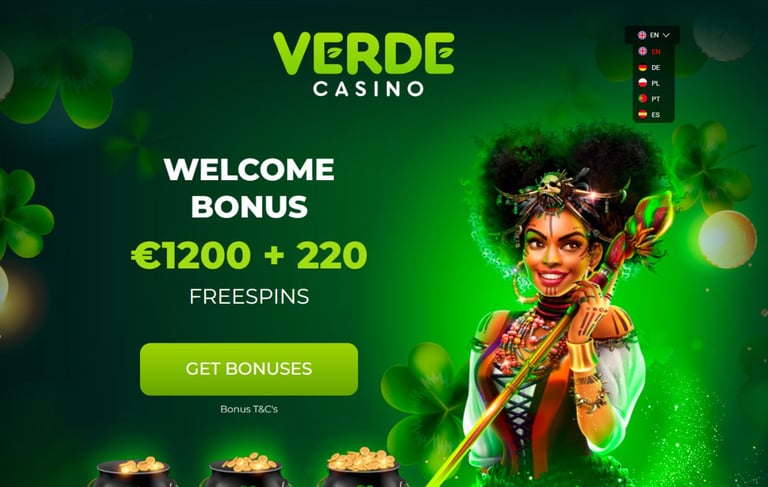 Verde casino bonus