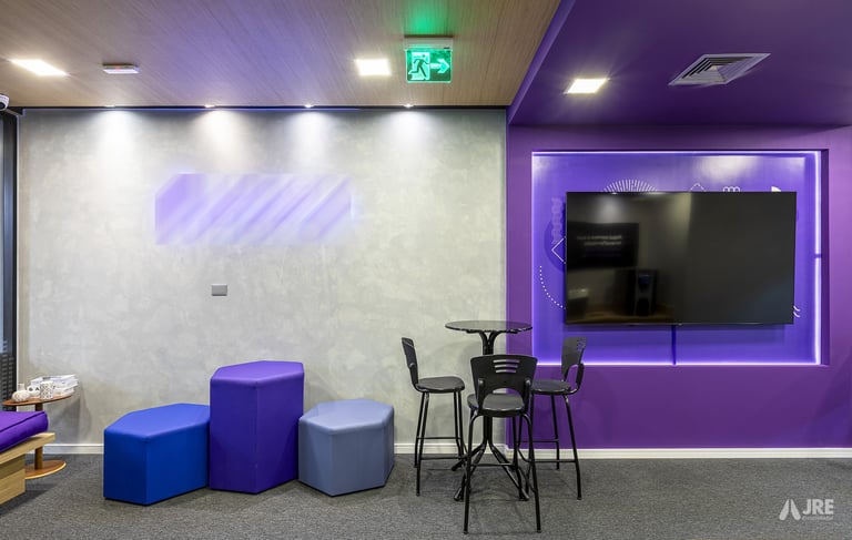 espaço descompressão escritorio moderno