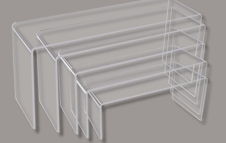 5 set of clear Riser