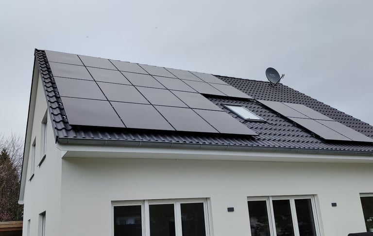 schrägdach solarmodule