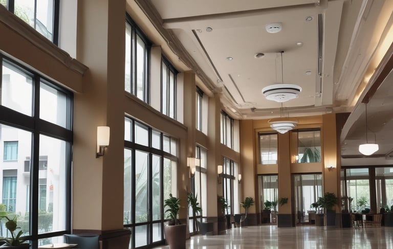 gray concrete wall inside building