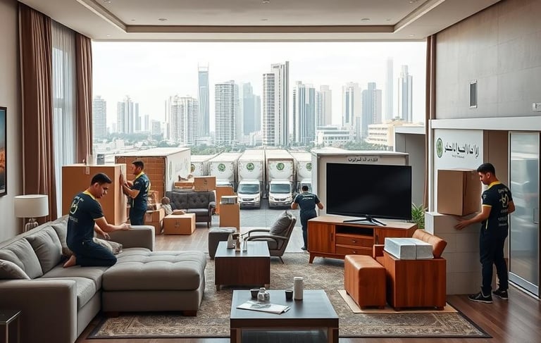 نقل عفش سريع وآمن بالكويت